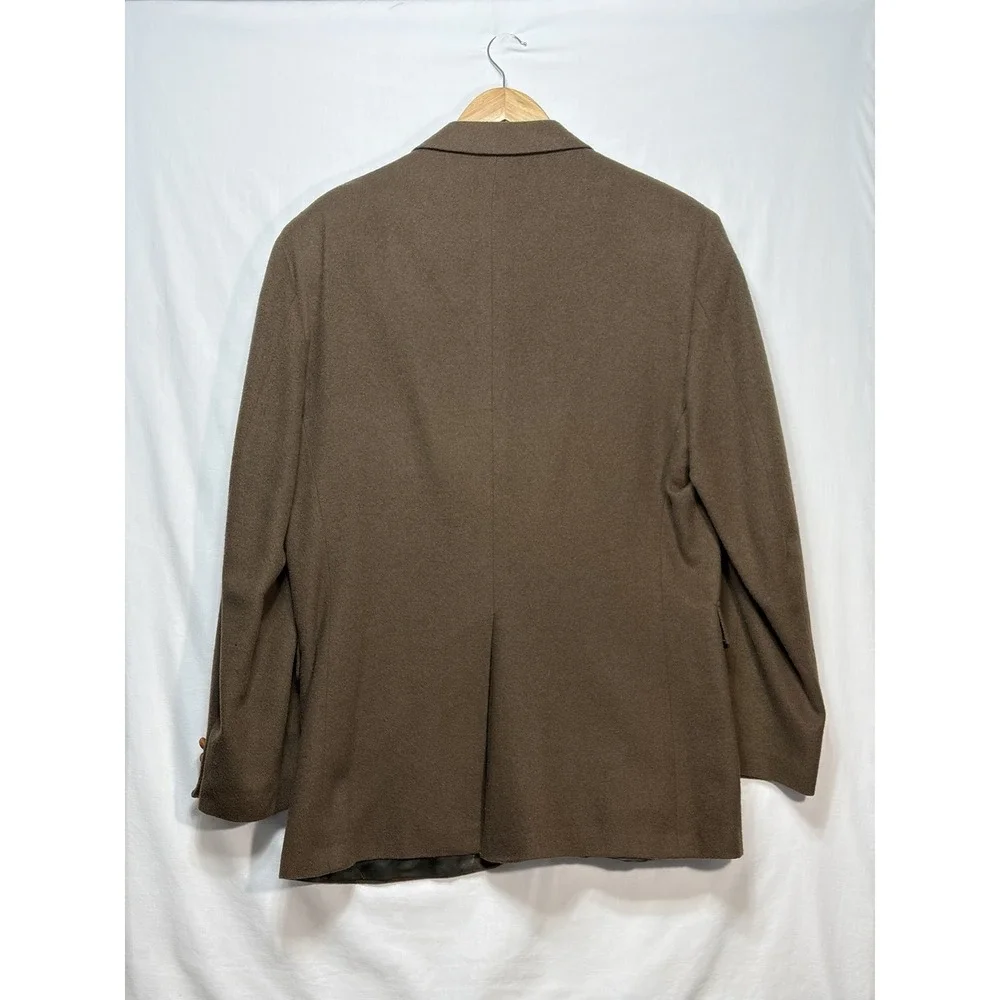 Vintage Hunt Valley 100% Camel Hair Blazer USA Made Men’s 44L Brown Sport Coat